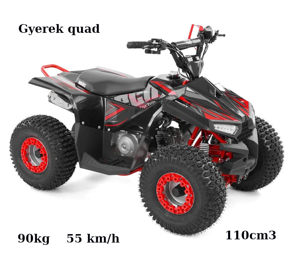   Benzin motoros quad 110cm3  55km/h 56110