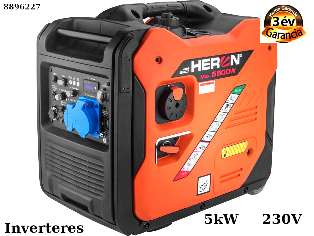 Aggregátor, áramfejlesztő, 5,0 kW, 230V