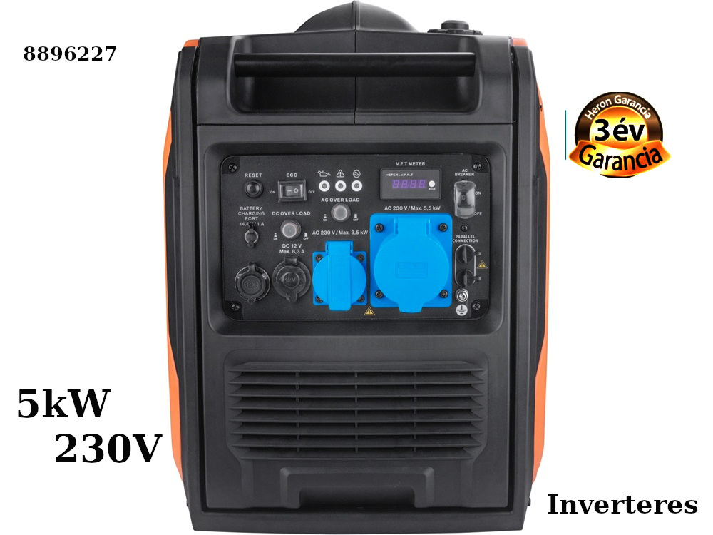 Aggregátor, áramfejlesztő, 5,0 kW, 230V