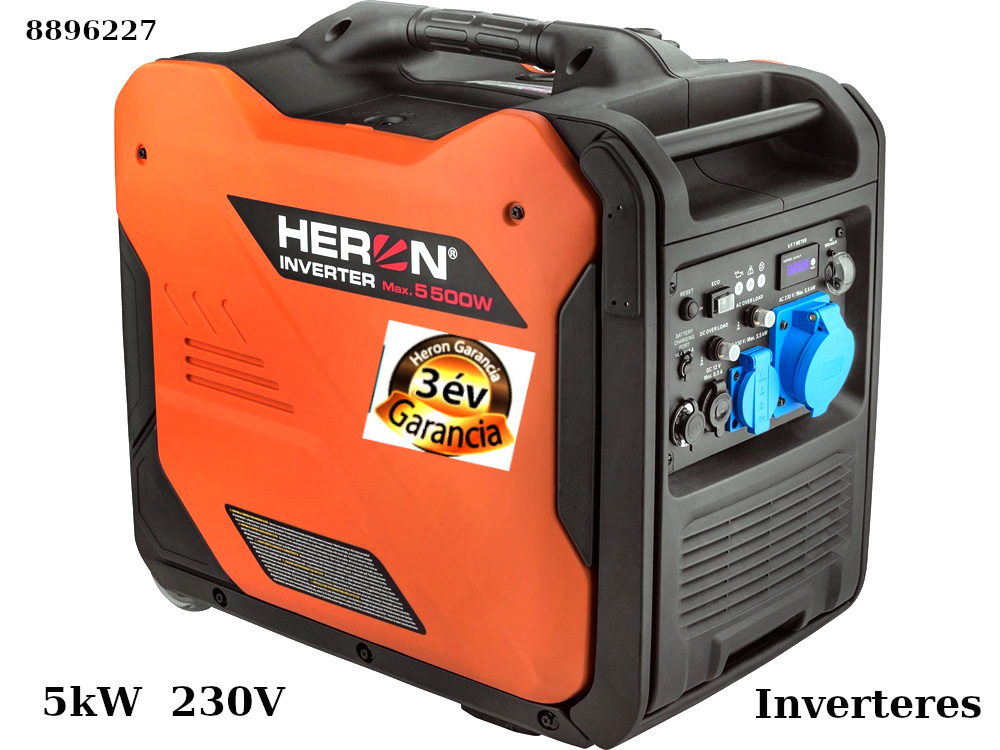 Aggregátor, áramfejlesztő, 5,0 kW, 230V