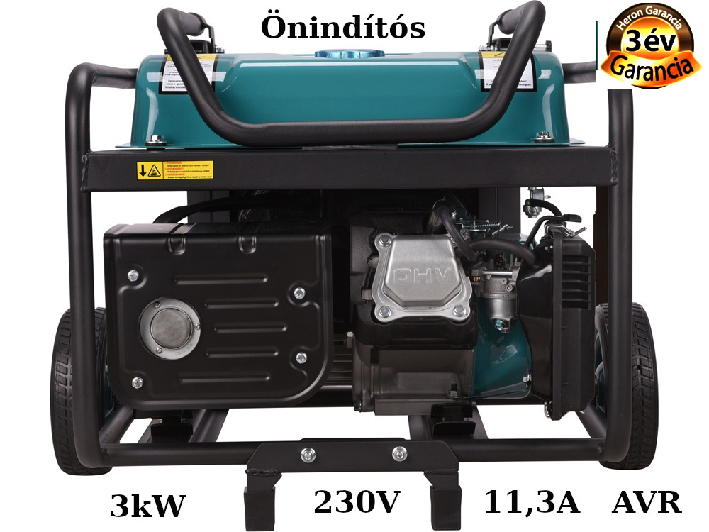 Aggregátor 3kW 230V önindítós .