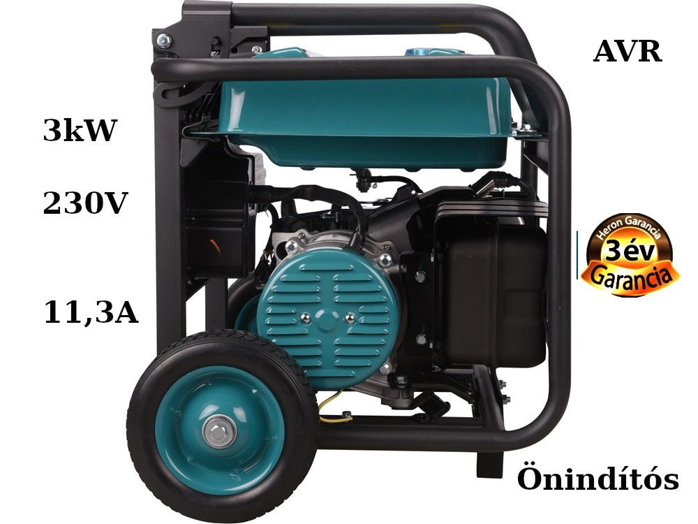 Aggregátor 3kW 230V önindítós .