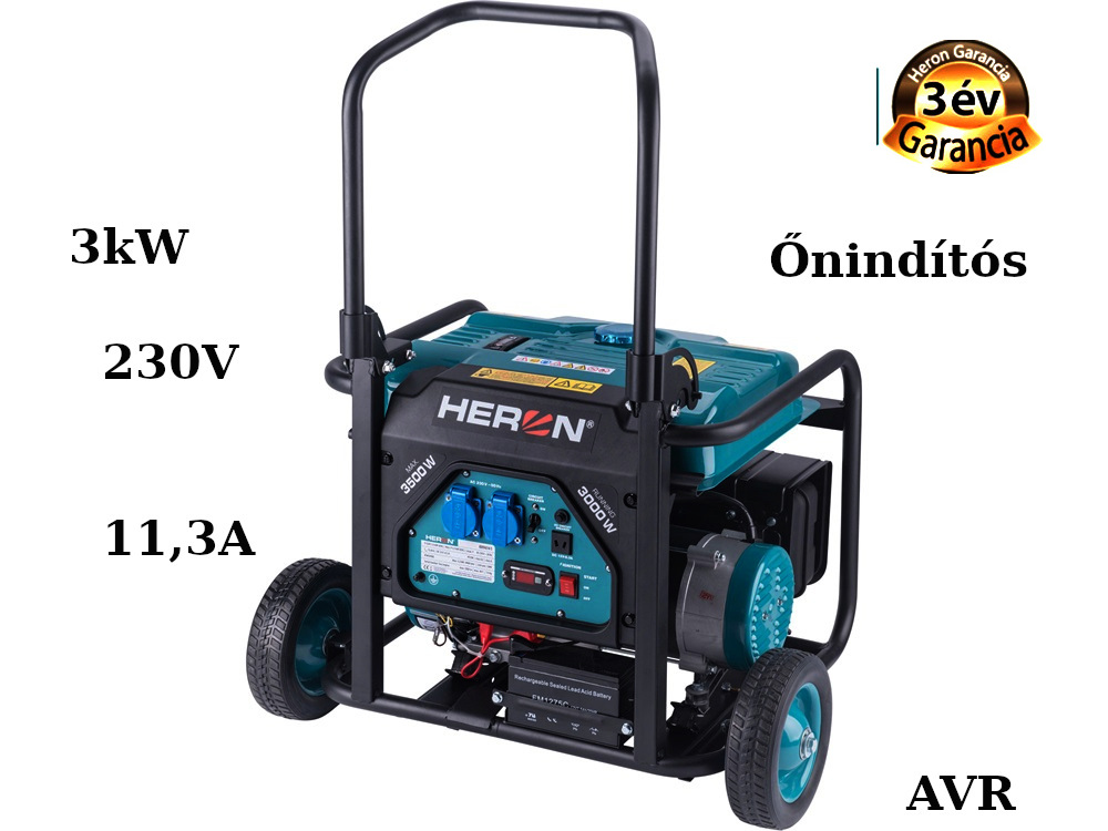 Aggregátor 3kW 230V önindítós .