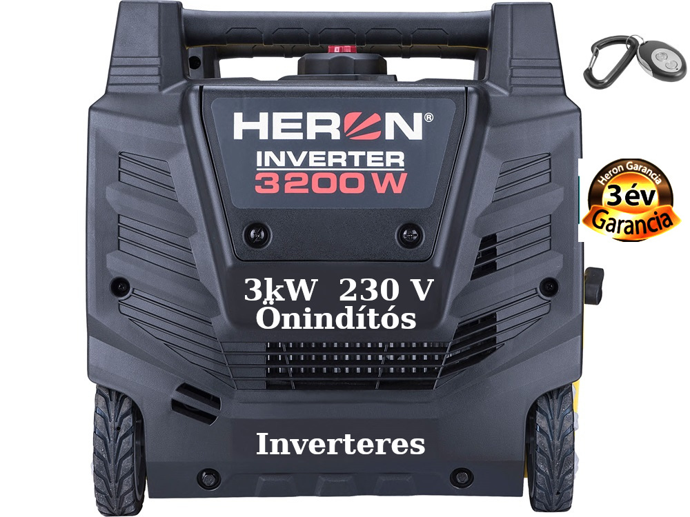 Aggregátor 3kW 230 volt inverteres