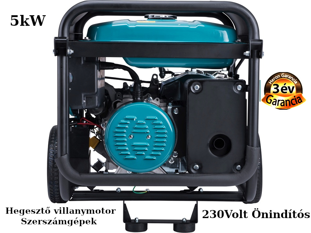 Aggregátor 5,5kW 230V  önindítós .