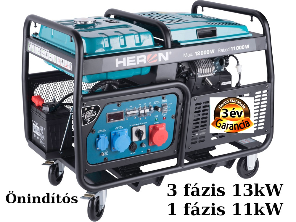 Aggregátor 13kW 400/230 V önindítós
